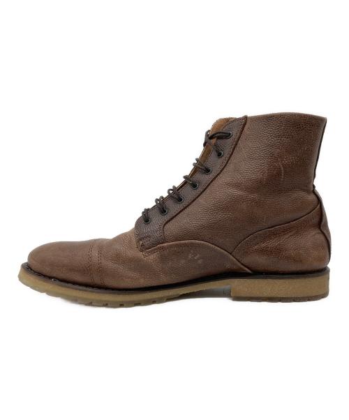 DIESEL（ディーゼル）DIESEL (ディーゼル) レースアップブーツ ブラウン サイズ:26.5の古着・服飾アイテム