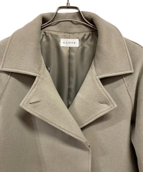 CLOVE（クローブ）CLOVE (クローブ) ウールコート グレー サイズ:9号の古着・服飾アイテム