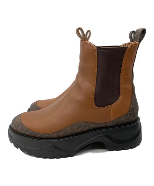 MICHAEL KORS（マイケル・コース）MICHAEL KORS (マイケルコース) サイドゴアブーツ ブラウン サイズ:7Mの古着・服飾アイテム