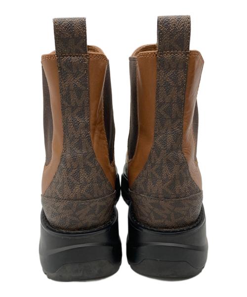 MICHAEL KORS（マイケル・コース）MICHAEL KORS (マイケルコース) サイドゴアブーツ ブラウン サイズ:7Mの古着・服飾アイテム