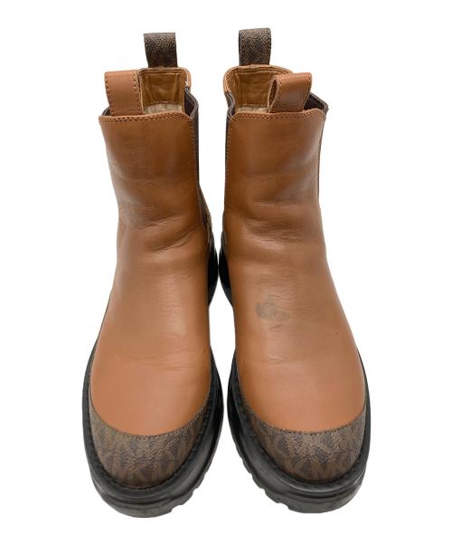 MICHAEL KORS（マイケル・コース）MICHAEL KORS (マイケルコース) サイドゴアブーツ ブラウン サイズ:7Mの古着・服飾アイテム