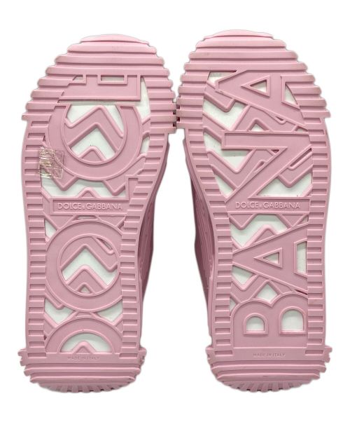 DOLCE & GABBANA（ドルチェ＆ガッバーナ）DOLCE & GABBANA (ドルチェ＆ガッバーナ) ローカットスニーカー ピンク×ホワイト サイズ:37 未使用品の古着・服飾アイテム