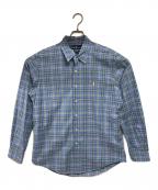 POLO RALPH LAURENポロ・ラルフローレン）の古着「チェックシャツ」｜スカイブルー×グリーン