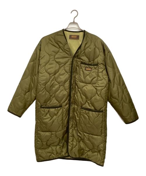UNIVERSAL OVERALL（ユニバーサルオーバーオール）UNIVERSAL OVERALL (ユニバーサルオーバーオール) キルティングコート グリーン サイズ:Mの古着・服飾アイテム