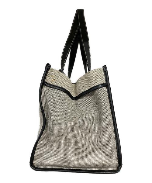 PROENZA SCHOULER（プロエンザ スクーラー）Proenza Schouler (プロエンザ スクーラー) キャンバストートバッグ グレーの古着・服飾アイテム