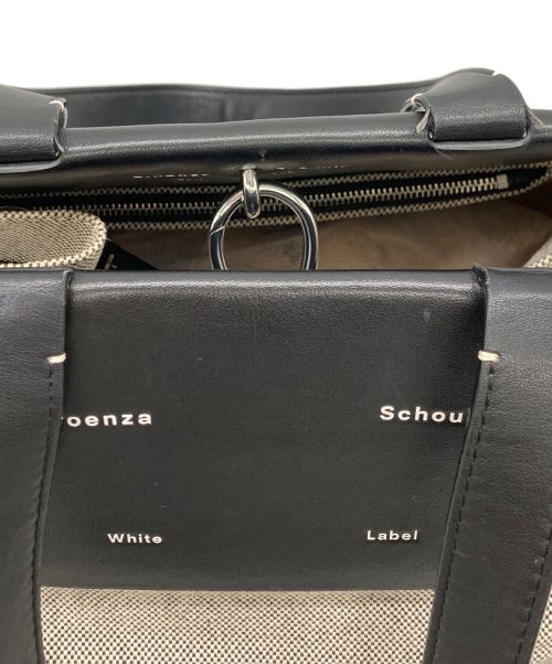PROENZA SCHOULER（プロエンザ スクーラー）Proenza Schouler (プロエンザ スクーラー) キャンバストートバッグ グレーの古着・服飾アイテム