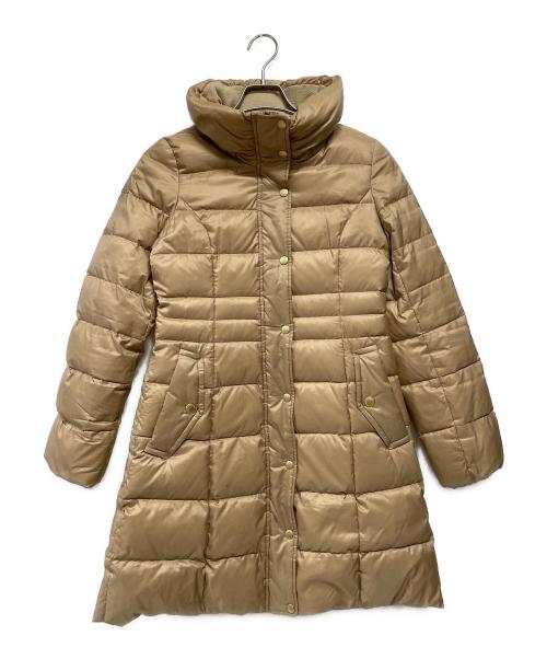 BLUE LABEL CRESTBRIDGE（ブルーレーベルクレストブリッジ）BLUE LABEL CRESTBRIDGE (ブルーレーベルクレストブリッジ) ダウンコート ベージュ サイズ:36の古着・服飾アイテム
