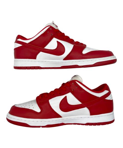 NIKE（ナイキ）NIKE (ナイキ) ローカットスニーカー DUNK LOW SP ホワイト×レッド サイズ:29 未使用品の古着・服飾アイテム