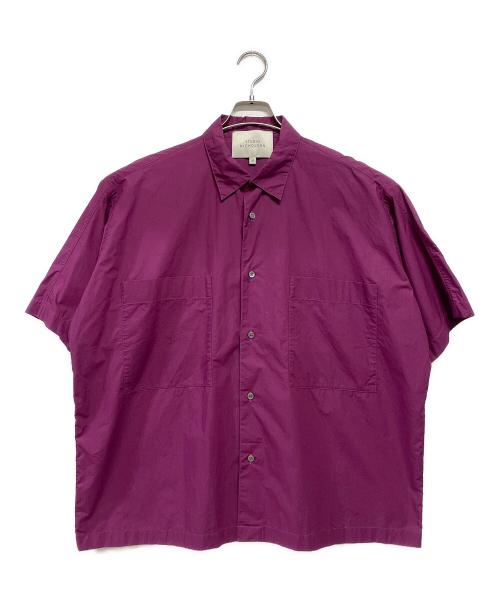 STUDIO NICHOLSON（スタジオ ニコルソン）STUDIO NICHOLSON (スタジオ ニコルソン) 半袖シャツ パープル サイズ:Mの古着・服飾アイテム