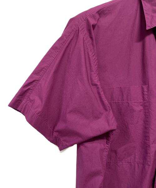 STUDIO NICHOLSON（スタジオ ニコルソン）STUDIO NICHOLSON (スタジオ ニコルソン) 半袖シャツ パープル サイズ:Mの古着・服飾アイテム