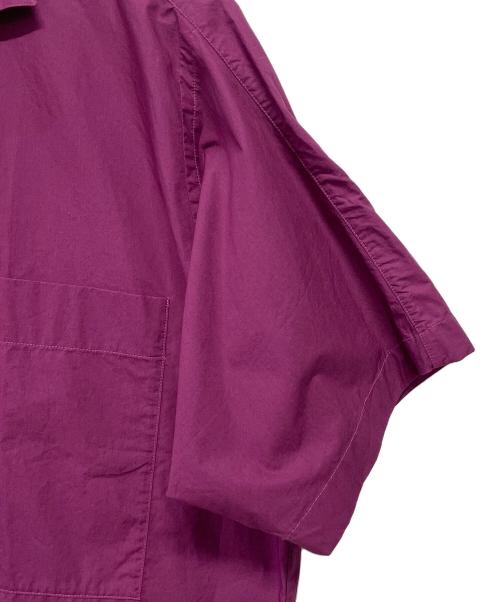 STUDIO NICHOLSON（スタジオ ニコルソン）STUDIO NICHOLSON (スタジオ ニコルソン) 半袖シャツ パープル サイズ:Mの古着・服飾アイテム