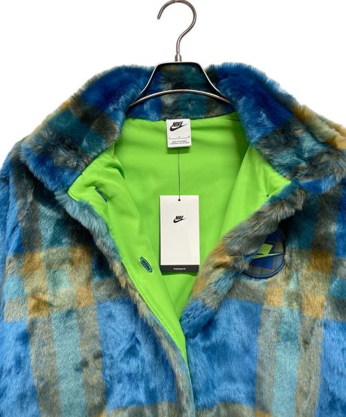 NIKE（ナイキ）NIKE (ナイキ) フェイクファージャケット ブルー サイズ:L 未使用品の古着・服飾アイテム