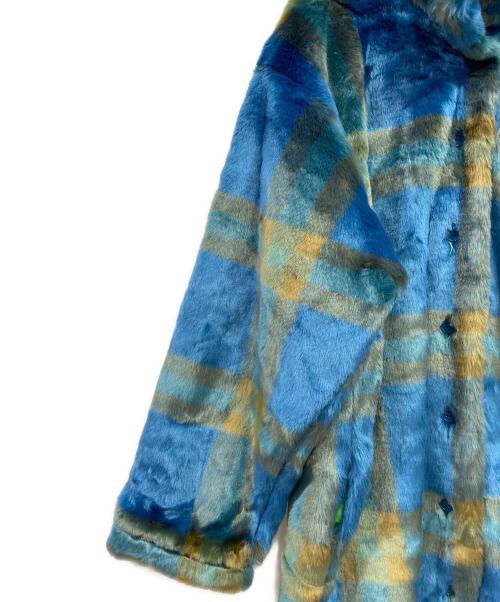 NIKE（ナイキ）NIKE (ナイキ) フェイクファージャケット ブルー サイズ:L 未使用品の古着・服飾アイテム