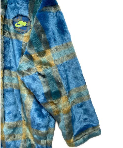 NIKE（ナイキ）NIKE (ナイキ) フェイクファージャケット ブルー サイズ:L 未使用品の古着・服飾アイテム