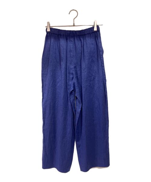 MACKINTOSH LONDON（マッキントッシュ ロンドン）MACKINTOSH LONDON (マッキントッシュ ロンドン) リネンパンツ ブルー サイズ:38の古着・服飾アイテム