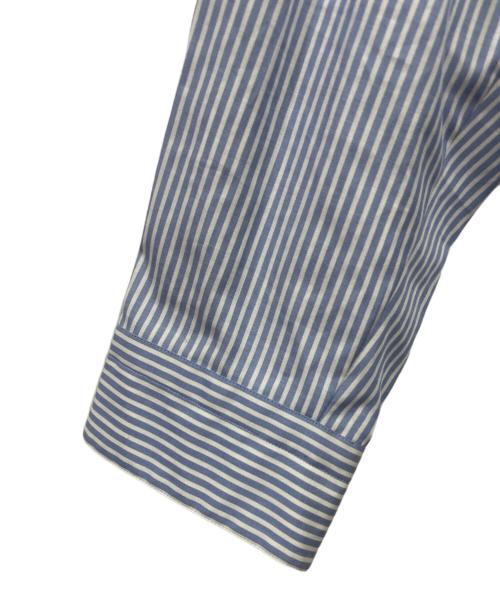 MACKINTOSH LONDON（マッキントッシュ ロンドン）MACKINTOSH LONDON (マッキントッシュ ロンドン) ストライプシャツワンピース スカイブルー サイズ:38の古着・服飾アイテム