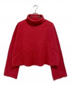 45Rフォーティファイブ・アール）の古着「フロート縮絨ウールタートルネックプルオーバー」｜レッド