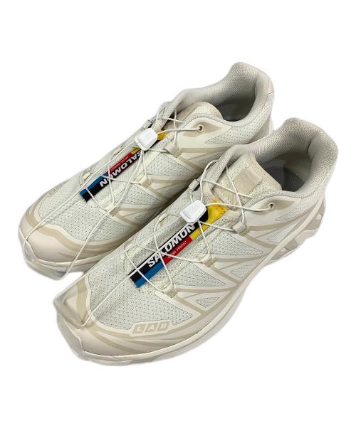 SALOMON（サロモン）SALOMON (サロモン) XT-6 スポーツスタイルシューズ ホワイト×ベージュ サイズ:27cm 未使用品の古着・服飾アイテム