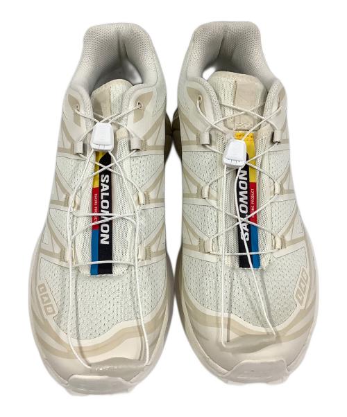 SALOMON（サロモン）SALOMON (サロモン) XT-6 スポーツスタイルシューズ ホワイト×ベージュ サイズ:27cm 未使用品の古着・服飾アイテム