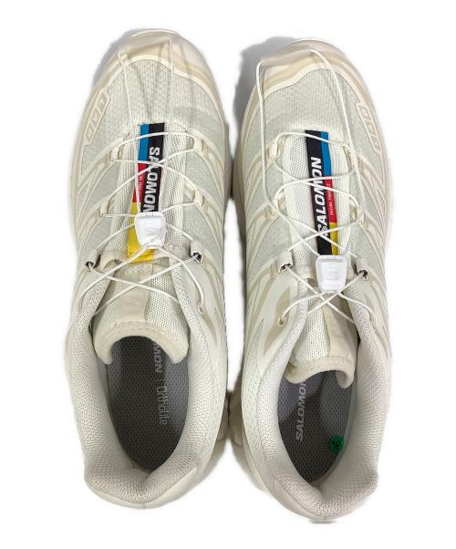 SALOMON（サロモン）SALOMON (サロモン) XT-6 スポーツスタイルシューズ ホワイト×ベージュ サイズ:27cm 未使用品の古着・服飾アイテム