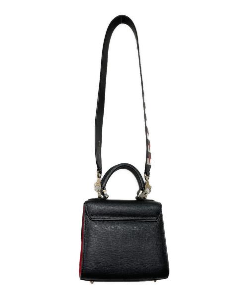 les petits joueurs（レプティジュール）LES PETITS JOUEURS (レプティジュール) レザーショルダーバッグ ブラックの古着・服飾アイテム