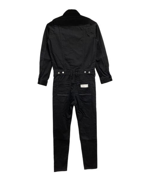 BACK BONE（バックボーン）BACK BONE (バックボーン) スタッズ装飾 デニム オールインワン ブラック サイズ:XSの古着・服飾アイテム