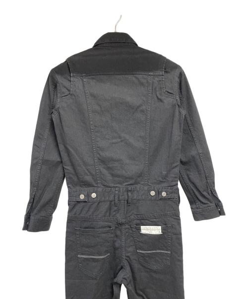 BACK BONE（バックボーン）BACK BONE (バックボーン) スタッズ装飾 デニム オールインワン ブラック サイズ:XSの古着・服飾アイテム