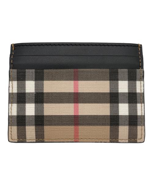 BURBERRY（バーバリー）BURBERRY (バーバリー) ノバチェックカードケース ブラウンの古着・服飾アイテム