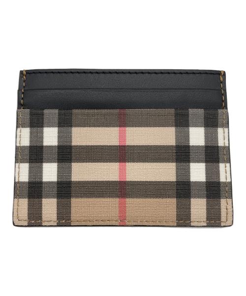 BURBERRY（バーバリー）BURBERRY (バーバリー) ノバチェックカードケース ブラウンの古着・服飾アイテム