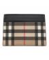 BURBERRY (バーバリー) ノバチェックカードケース ブラウン：12000円