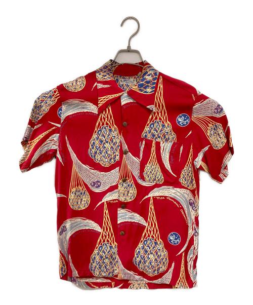 Sun Surf（サンサーフ）Sun Surf (サンサーフ) アロハシャツ レッド サイズ:Sの古着・服飾アイテム