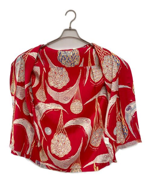 Sun Surf（サンサーフ）Sun Surf (サンサーフ) アロハシャツ レッド サイズ:Sの古着・服飾アイテム