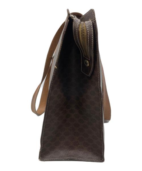 CELINE（セリーヌ）CELINE (セリーヌ) マカダム トリオンフトートバッグ ブラウンの古着・服飾アイテム