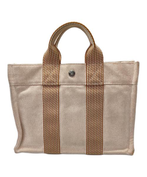 HERMES（エルメス）HERMES (エルメス) フールトゥPM ハンドバッグ ベージュの古着・服飾アイテム