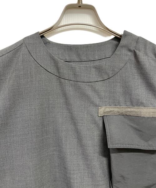 sacai（サカイ）sacai (サカイ) Suiting Mix Pullover グレー サイズ:1の古着・服飾アイテム