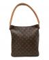 LOUIS VUITTON（ルイ ヴィトン）の古着「モノグラム ルーピングGM ワンショルダーバッグ」｜ブラウン