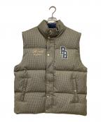 PUMAプーマ）の古着「Puma x Rhuigi Puffer Vest Persian Blue／ダウンベスト」｜グリーン