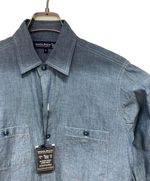 WOOLRICH（ウールリッチ）WOOLRICH (ウールリッチ) シャンブレーシャツ スカイブルー サイズ:S 未使用品の古着・服飾アイテム
