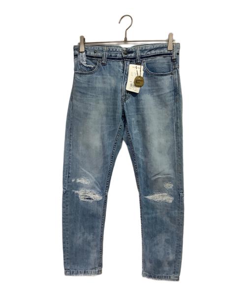 TAVERNITI SO JEANS（タバニティーソージーンズ）TAVERNITI SO JEANS (タバニティーソージーンズ) ダメージ加工デニムパンツ スカイブルー サイズ:28 未使用品の古着・服飾アイテム