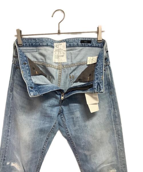 TAVERNITI SO JEANS（タバニティーソージーンズ）TAVERNITI SO JEANS (タバニティーソージーンズ) ダメージ加工デニムパンツ スカイブルー サイズ:28 未使用品の古着・服飾アイテム