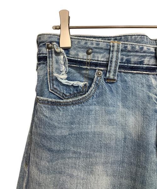 TAVERNITI SO JEANS（タバニティーソージーンズ）TAVERNITI SO JEANS (タバニティーソージーンズ) ダメージ加工デニムパンツ スカイブルー サイズ:28 未使用品の古着・服飾アイテム
