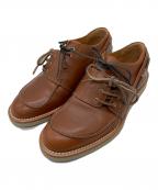 Maison Margielaメゾンマルジェラ）の古着「レーズアップデッキシューズ」｜ブラウン