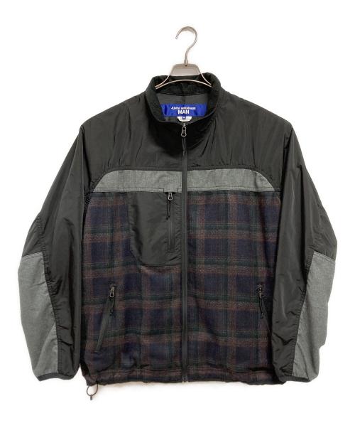 JUNYA WATANABE MAN（ジュンヤワタナベマン）JUNYA WATANABE MAN (ジュンヤワタナベマン) COMME des GARCONS (コムデギャルソン) ブルゾン ブラック×グレー サイズ:Mの古着・服飾アイテム
