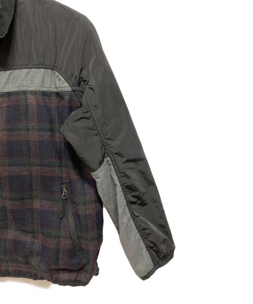 JUNYA WATANABE MAN（ジュンヤワタナベマン）JUNYA WATANABE MAN (ジュンヤワタナベマン) COMME des GARCONS (コムデギャルソン) ブルゾン ブラック×グレー サイズ:Mの古着・服飾アイテム