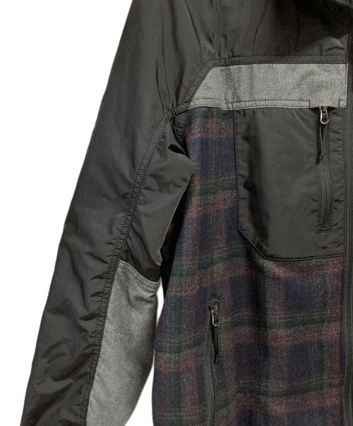 JUNYA WATANABE MAN（ジュンヤワタナベマン）JUNYA WATANABE MAN (ジュンヤワタナベマン) COMME des GARCONS (コムデギャルソン) ブルゾン ブラック×グレー サイズ:Mの古着・服飾アイテム