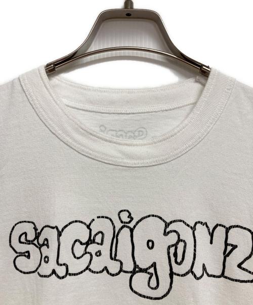 sacai（サカイ）sacai (サカイ) Tシャツ ホワイト×ブラック サイズ:2の古着・服飾アイテム