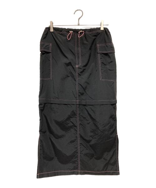 MAISON SPECIAL（メゾンスペシャル）MAISON SPECIAL (メゾンスペシャル) 2WAYスカート ブラック×ピンク サイズ:Mの古着・服飾アイテム