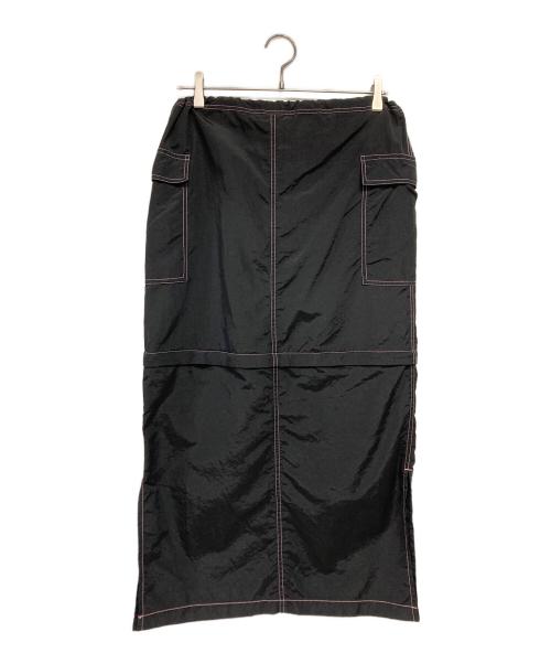 MAISON SPECIAL（メゾンスペシャル）MAISON SPECIAL (メゾンスペシャル) 2WAYスカート ブラック×ピンク サイズ:Mの古着・服飾アイテム