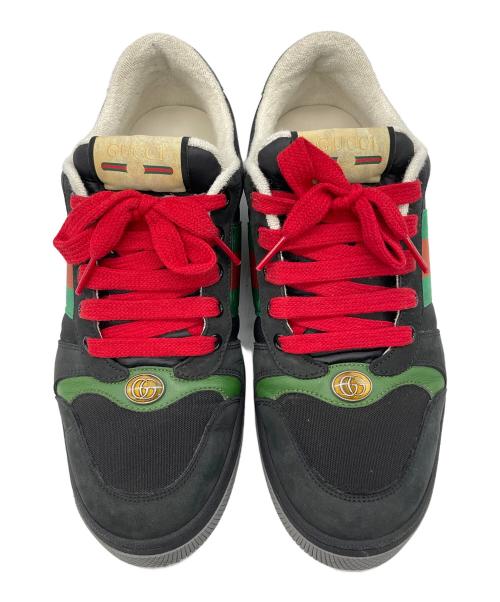 GUCCI（グッチ）GUCCI (グッチ) シェリーライン スクリーナー スニーカー ブラック サイズ:7の古着・服飾アイテム