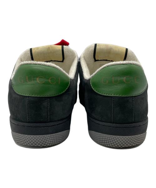 GUCCI（グッチ）GUCCI (グッチ) シェリーライン スクリーナー スニーカー ブラック サイズ:7の古着・服飾アイテム